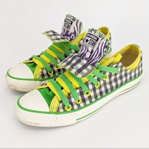 Converse Chuck Taylor lightly worn double upper sneakers.